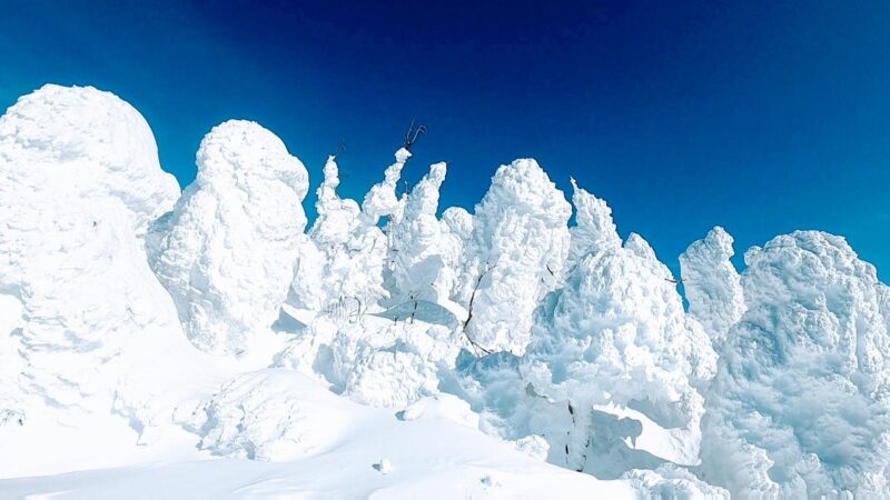 【樹氷が綺麗な場所2つ紹介 2月大快晴絶景】山形蔵王温泉スキー場 A-beautiful-place-for-icemonsters-at-Yamagata-Zao-Onsen-Ski-Resort.jpg